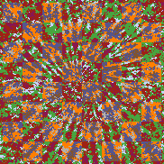 Tie Dye Camo NFT #1871 &copy; Dan Ellis vague.paris