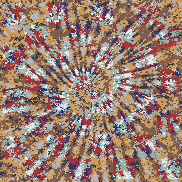 Tie Dye Camo NFT #1890 &copy; Dan Ellis vague.paris