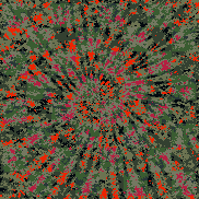 Tie Dye Camo NFT #1921 &copy; Dan Ellis vague.paris