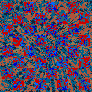 Tie Dye Camo NFT #1948 &copy; Dan Ellis vague.paris