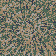 Tie Dye Camo NFT #1976 &copy; Dan Ellis vague.paris